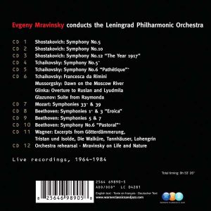Evgeny Mravinsky - Mravinsky Conducts The Leningrad Philharmonic Orchestra (12CD Box) [ CD ]
