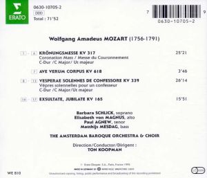 Ton Koopman - Mozart: Coronation Mass & Sacred Choral Works [ CD ]