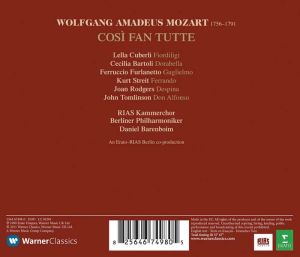 Daniel Barenboim - Mozart: Cosi Fan Tutte (Limited Edition) (3CD) [ CD ]