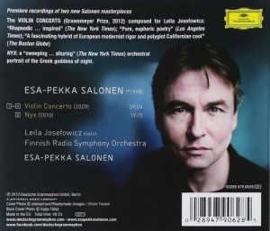 Salonen, E. P. - Out Of Nowhere - Violin Concerto, Nyx [ CD ]