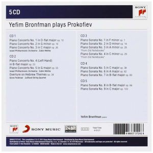 Prokofiev, S. - Yefim Bronfman plays Prokofiev Concertos & Sonatas (5CD Box) [ CD ]