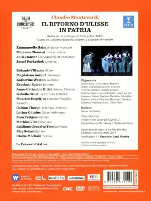Monteverdi, C. - Il Ritorno D'Ulisse In Patria (2DVD-Video) [ DVD ]