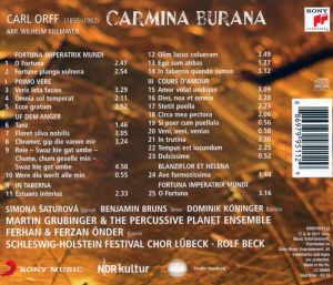 Orff, C. - Carmina Burana [ CD ]