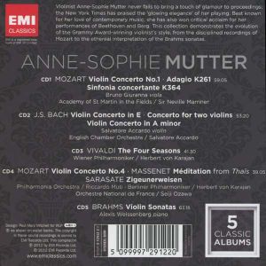 Anne-Sophie Mutter - 5 Classics Albums (5CD Box Set) [ CD ]