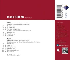 Albeniz, I. - Iberia, Book 1 & 2, Espana [ CD ]