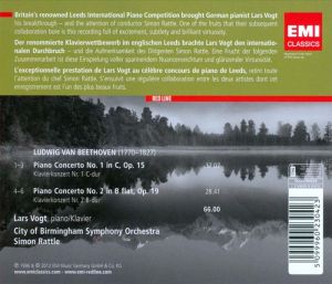 Lars Vogt - Beethoven: Piano Concertos No.1 & 2 [ CD ]