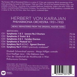 Herbert von Karajan - Beethoven: Symphonies No.1-9 & Overtures (6CD Box set) [ CD ]