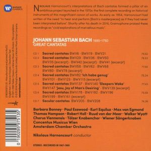 Nikolaus Harnoncourt, Concertus Musicus Wien - Bach: Great Cantatas (7CD box) [ CD ]