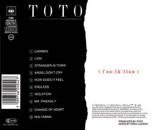 Toto - Isolation [ CD ]