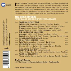 The King's Singers - Madrigals & Songs From The Renaissance (8CD Box Set) [ CD ]