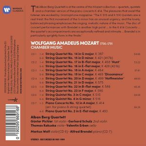 Alban Berg Quartett - Mozart: Chamber Music - The Last String Quartets (7CD Box Set)