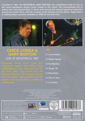 Chick Corea & Gary Burton - Live At Montreux 1997 (DVD-Video) [ DVD ]