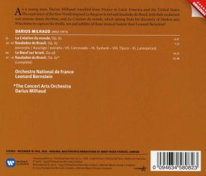 Leonard Bernstein - Milhaud: La Creation Du Monde, Le Boeuf Sur Le Toit, Saudades Do Brasil [ CD ]