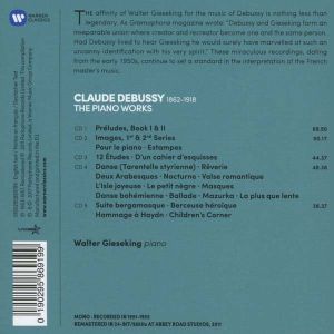 Walter Gieseking - Debussy: The Complete Piano Works (5CD box) 