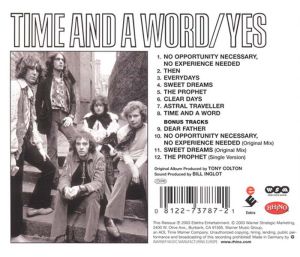 Yes - Time And A Word (Expanded & Remastered) [ CD ]