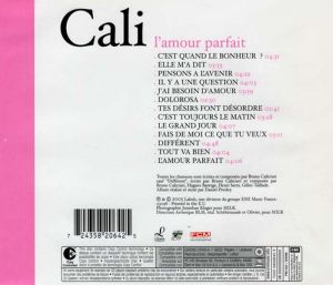 Cali - l'amour parfait [ CD ]