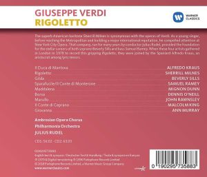 Julius Rudel, Philharmonia Orchestra - Verdi: Rigoletto (2CD)