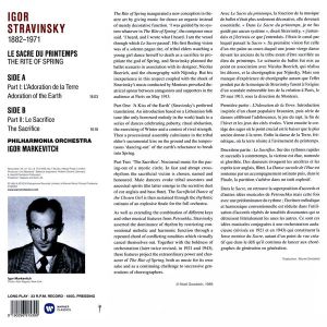Igor Markevitch - Stravinsky: Le Sacre Du Printemps (The Rite Of Springs) (Vinyl) [ LP ]