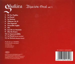 Shakira - Fijacion Oral, Vol.1 [ CD ]