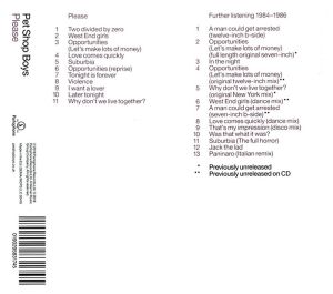 Pet Shop Boys - Please: Further Listening 1984-1986 (2CD)
