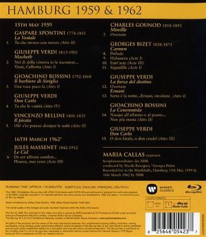 Maria Callas - Callas In Concert Hamburg 1959 & 1962 (Blu-Ray) [ BLU-RAY ]