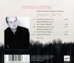Grieg, E. - Norwegian Dances, Symphonic Dances, 2 Elegiac Melodies [ CD ]