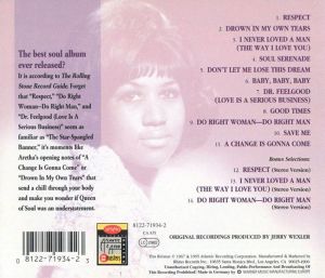 Aretha Franklin - I Never Loved A Man The Way I Love You [ CD ]