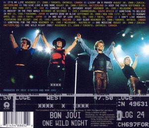 Bon Jovi - One Wild Night: Live 1985-2001 [ CD ]