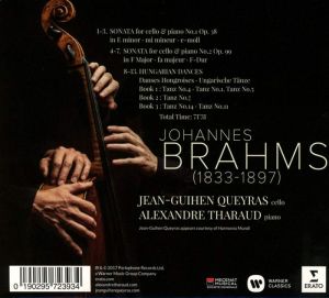 Alexandre Tharaud & Jean-Guihen Queyras - Brahms: Cello Sonatas, Hungarian Dances [ CD ]