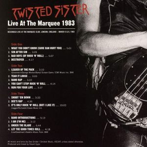 Twisted Sister - Live At The Marquee 1983 (Limited Edition, Red Coloured) (2 x Vinyl)