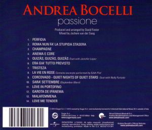 Andrea Bocelli - Passione [ CD ]