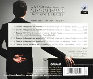 Alexandre Tharaud - Bach Piano Concertos BWV 1052, 1054, 1056, 1058, 1065 [ CD ]