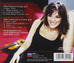 Nicola Benedetti - Tchaikovsky & Bruch Violin Concertos [ CD ]