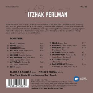Itzhak Perlman - Placido Domingo & Itzhak Perlman: Together [ CD ]