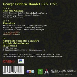 Les Arts Florissants, William Christie - Handel: Acis And Galatea, Theodora, Cantatas (6CD Box) [ CD ]
