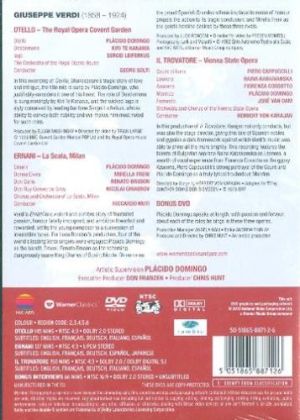 Placido Domingo - My Greatest Roles Vol.2, Verdi Opera (4 x DVD-Video) [ DVD ]