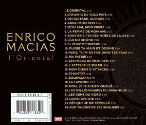 Enrico Macias - L'oriental [ CD ]