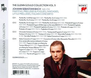 Glenn Gould - Glenn Gould Plays Bach Vol.5: 6 Partitas, Chromatic Fantasy, Italian Concerto & The Art of the Fugue (excerpts) (4CD) [ CD ]