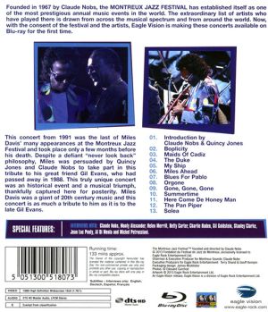 Miles Davis with Quincy Jones & Gil Evans Orchestra - Live At Montreux 1991 (Blu-Ray) [ BLU-RAY ]