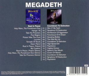 Megadeth - Countdown To Extinction & Rust in Peace (2CD)