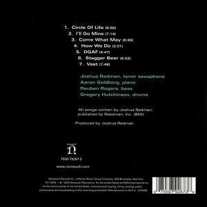 Joshua Redman Quartet - Come What May [ CD ]