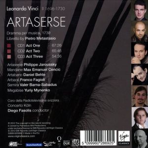 Vinci, Leonardo - L'Artaserse (3CD) [ CD ]