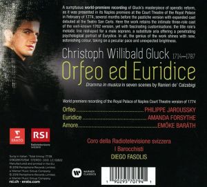 Philippe Jaroussky - Gluck - Orfeo Ed Euridice (Casebound Deluxe) [ CD ]