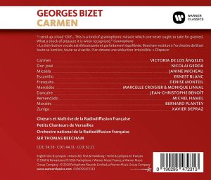 Thomas Beecham - Bizet: Carmen (3CD box)