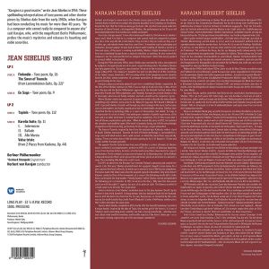 Herbert von Karajan & Berlin Philharmonic Orchestra - Sibelius: Finlandia, En Saga, Tapiola, Karelia Suite (2 x Vinyl) [ LP ]