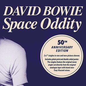 David Bowie - Space Oddity (50th Anniversary Boxset) (2 x 7 inch Singles with Poster, Mono & Stereo) [ 7" VINYL ]