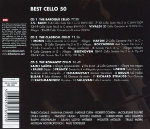 50 Best Cello - Various Artists (3CD box)