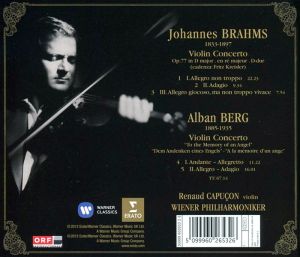 Brahms, J. & Berg, A. - Brahms & Berg Violin Concertos [ CD ]