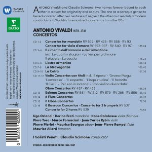Claudio Scimone, I Solisti Veneti - Vivaldi: Concertos For Mandolin, Viola d'Amore, Violin "Con Titoli" & Wind Instruments (16CD box)