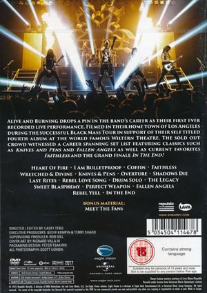 Black Veil Brides - Alive And Burning (2015) (DVD-Video) [ DVD ]